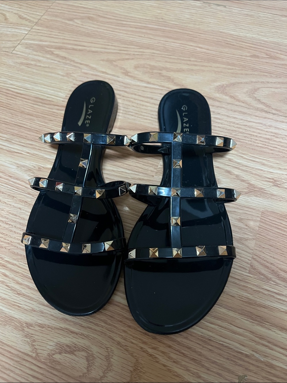 Gold Studded Sandals